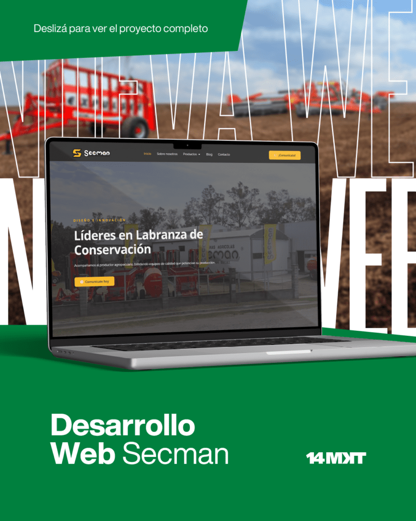 Secman renueva su presencia digital con un nuevo sitio web desarrollado por Catorce Marketing